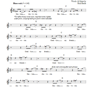 Rick Recht Shalom Chaverim Musik Noten - Lead Sheet / Fake Book - 66253-0