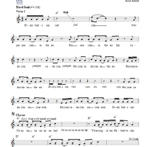 Rick Recht Singin' In Hebrew Musik Noten - Lead Sheet / Fake Book - 66248-0