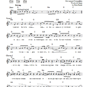 Rick Recht Tomorrow Today Musik Noten - Lead Sheet / Fake Book - 66300-0