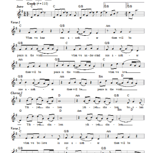 Rick Recht Yihyeh Shalom (English version) Musik Noten - Lead Sheet / Fake Book - 66314-0