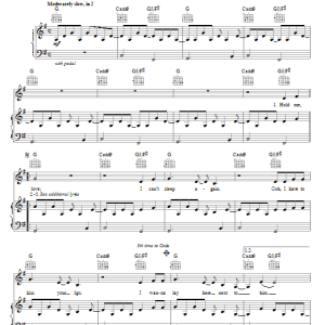 Rickie Lee Jones Stewart's Coat Musik Noten - Piano, Vocal & Guitar Chords - 54097-0