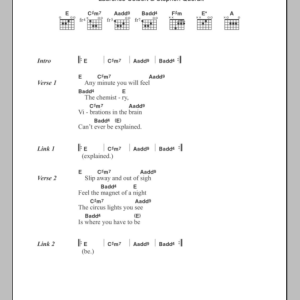 Ride Twisterella Musik Noten - Guitar Chords/Lyrics - 108551-0