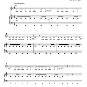Rihanna Birthday Cake Musik Noten - Piano, Vocal & Guitar Chords - 89115-0