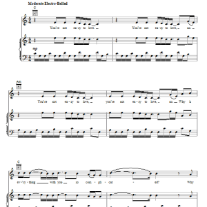 Rihanna Complicated Musik Noten - Piano, Vocal & Guitar Chords - 84696-0