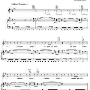 Rihanna Push Up On Me Musik Noten - Piano, Vocal & Guitar Chords - 63115-0