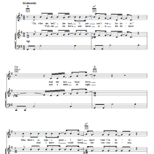 Rob Thomas Her Diamonds Musik Noten - Piano, Vocal & Guitar Chords - 70715-0