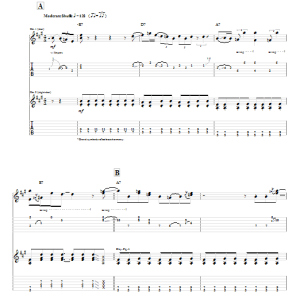Robben Ford Cannonball Shuffle Musik Noten - Guitar Tab - 55107-0