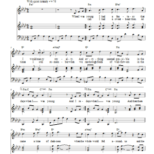 Robbie Solomon Reminscence Musik Noten - Piano, Vocal & Guitar Chords - 66476-0