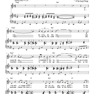 Robbie Solomon Song of Songs Musik Noten - Piano, Vocal & Guitar Chords - 66438-0