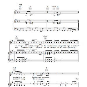 Robbie Williams Jesus In A Camper Van Musik Noten - Piano, Vocal & Guitar Chords - 38658-0