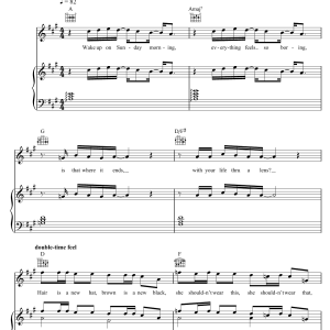 Robbie Williams Life Thru A Lens Musik Noten - Piano, Vocal & Guitar Chords - 105931-0