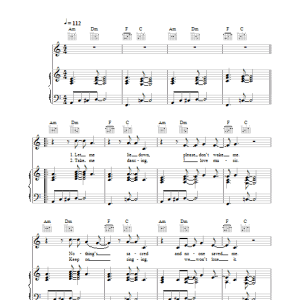 Robbie Williams Please Don't Die Musik Noten - Piano, Vocal & Guitar Chords - 33354-0