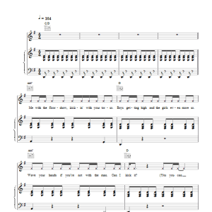 Robbie Williams Rock DJ Musik Noten - Piano, Vocal & Guitar Chords - 14789-0