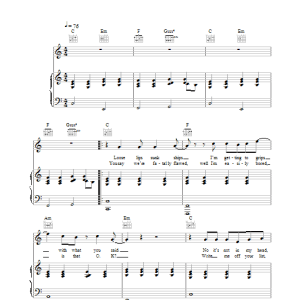 Robbie Williams Sexed Up Musik Noten - Piano, Vocal & Guitar Chords - 22031-0