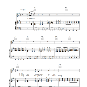Robbie Williams Your Gay Friend Musik Noten - Piano, Vocal & Guitar Chords - 33355-0