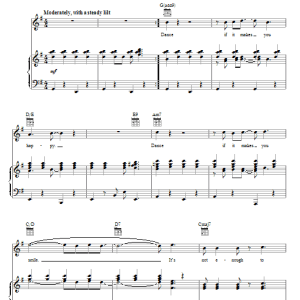 Robert Lorick Dance If It Makes You Happy Musik Noten - Piano, Vocal & Guitar Chords - 78354-0