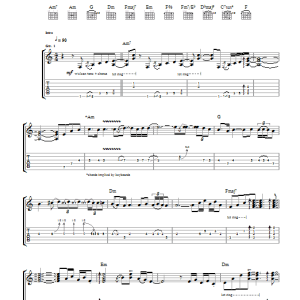 Robert Plant Big Log Musik Noten - Guitar Tab - 47154-0