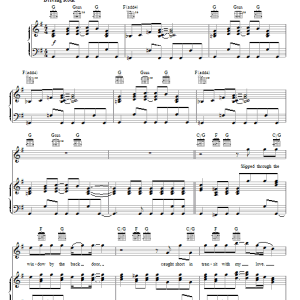 Robert Plant Burning Down One Side Musik Noten - Piano, Vocal & Guitar Chords - 83394-0