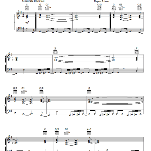 Robert Plant In The Mood Musik Noten - Piano, Vocal & Guitar Chords - 83393-0