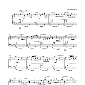 Robert Schumann Davidsbundler, Op. 6 (Innig) Musik Noten - Piano Solo - 27414-0