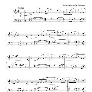 Robert Schumann Dreaming Musik Noten - Easy Piano - 46780-0
