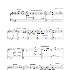 Robert Schumann Er und Sie Musik Noten - Piano Solo - 26476-0