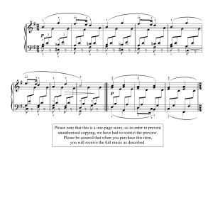 Robert Schumann From Foreign Lands And People (from Scenes From Childhood) Musik Noten - Piano Solo - 119086-0