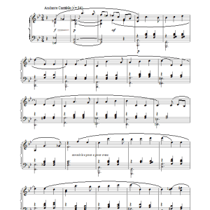 Robert Schumann from the 3rd Movement, Piano Quartet in Eb Major Musik Noten - Piano Solo - 26490-0
