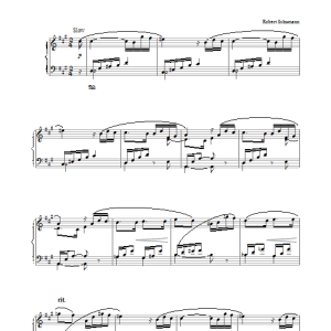 Robert Schumann Im wunderschönen Monat Mai Musik Noten - Piano Solo - 26485-0