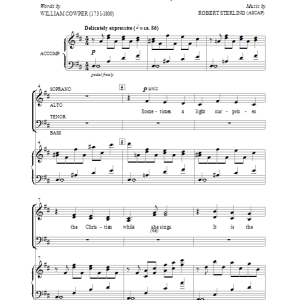 Robert Sterling Sometimes A Light Surprises Musik Noten - SATB Choir - 94697-0