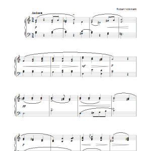 Robert Volkmann The Enchanted Garden Musik Noten - Easy Piano - 40076-0