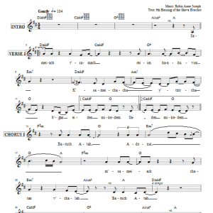 Robin Joseph Samei'ach T'samach Musik Noten - Lead Sheet / Fake Book - 66257-0