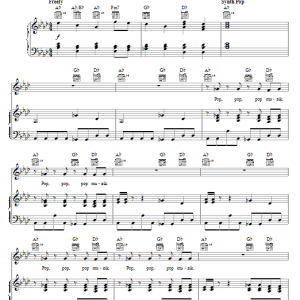 Robin Scott Pop Muzik Musik Noten - Piano, Vocal & Guitar Chords - 59418-0