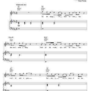 Robin Thicke Angels Musik Noten - Piano, Vocal & Guitar Chords - 62499-0