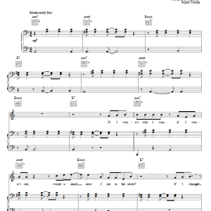 Robin Thicke Would That Make U Love Me Musik Noten - Piano, Vocal & Guitar Chords - 62503-0