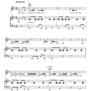 Rockwell Somebody's Watching Musik Noten - Piano, Vocal & Guitar Chords - 94587-0