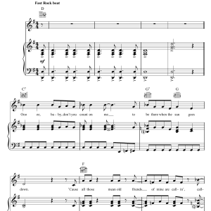 Rod Stewart Born Loose Musik Noten - Piano, Vocal & Guitar Chords - 123603-0
