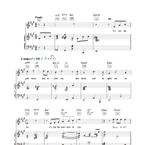 Rod Stewart The Nearness Of You Musik Noten - Piano, Vocal & Guitar Chords - 26812-0