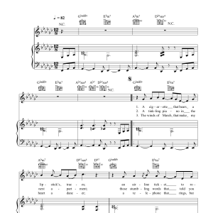 Rod Stewart These Foolish Things Musik Noten - Piano, Vocal & Guitar Chords - 26816-0