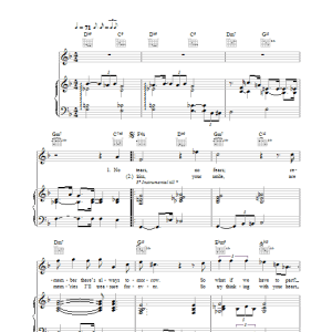 Rod Stewart We'll Be Together Again Musik Noten - Piano, Vocal & Guitar Chords - 26819-0
