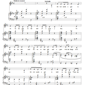 Rodgers & Hammerstein A Fellow Needs A Girl Musik Noten - Piano & Vocal - 53380-0