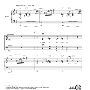 Rodgers & Hammerstein Climb Ev'ry Mountain (from The Sound of Music) (arr. Kirby Shaw) Musik Noten - SATB Choir - 170277-0