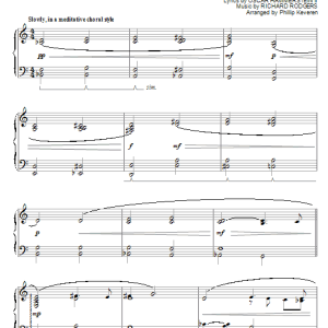 Rodgers & Hammerstein Climb Ev'ry Mountain (from The Sound of Music) (arr. Phillip Keveren) Musik Noten - Piano Solo - 58298-0
