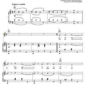 Rodgers & Hammerstein Dites-Moi (Tell Me Why) Musik Noten - Piano, Vocal & Guitar Chords - 20512-0