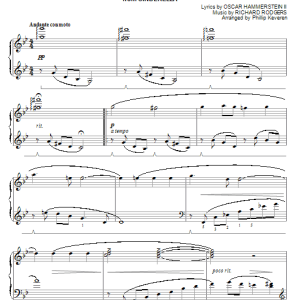 Rodgers & Hammerstein Do I Love You Because You're Beautiful? (arr. Phillip Keveren) Musik Noten - Piano Solo - 58299-0