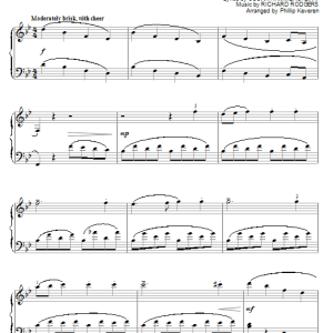 Rodgers & Hammerstein I Whistle A Happy Tune (arr. Phillip Keveren) Musik Noten - Piano Solo - 58291-0