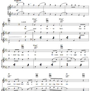 Rodgers & Hammerstein Mister Snow Musik Noten - Piano, Vocal & Guitar Chords - 20085-0