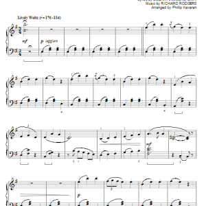 Rodgers & Hammerstein My Favorite Things (arr. Phillip Keveren) Musik Noten - Piano Solo - 85343-0