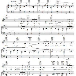 Rodgers & Hammerstein Sweet Thursday Musik Noten - Piano, Vocal & Guitar Chords - 20572-0