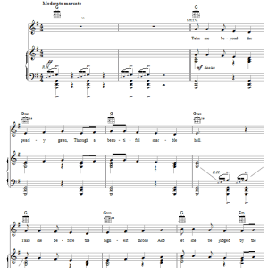 Rodgers & Hammerstein The Highest Judge Of All Musik Noten - Piano, Vocal & Guitar Chords - 20523-0